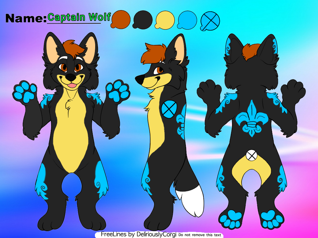 Cappy's Ref Sheet by CaptainWolf1944 -- Fur Affinity [dot] net