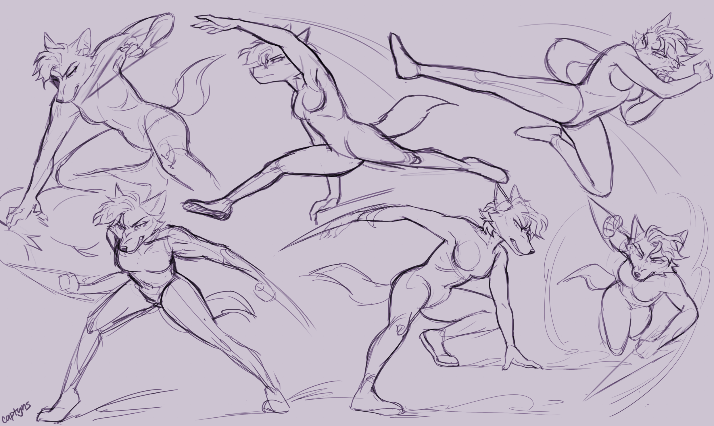 Anthro poses