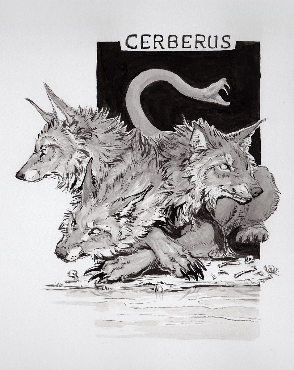 cerberus drawing