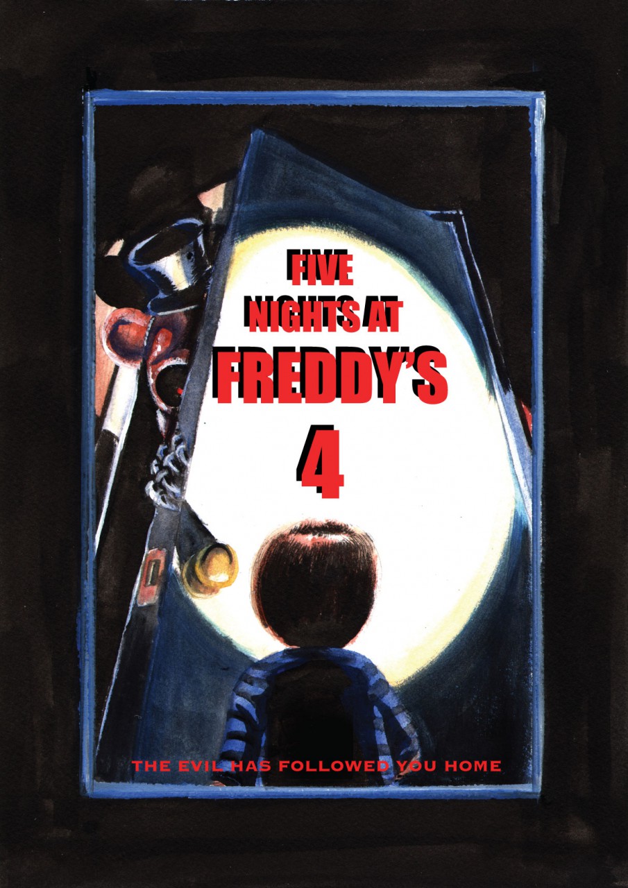 FNaF 4 Nightmare Freddy Poster