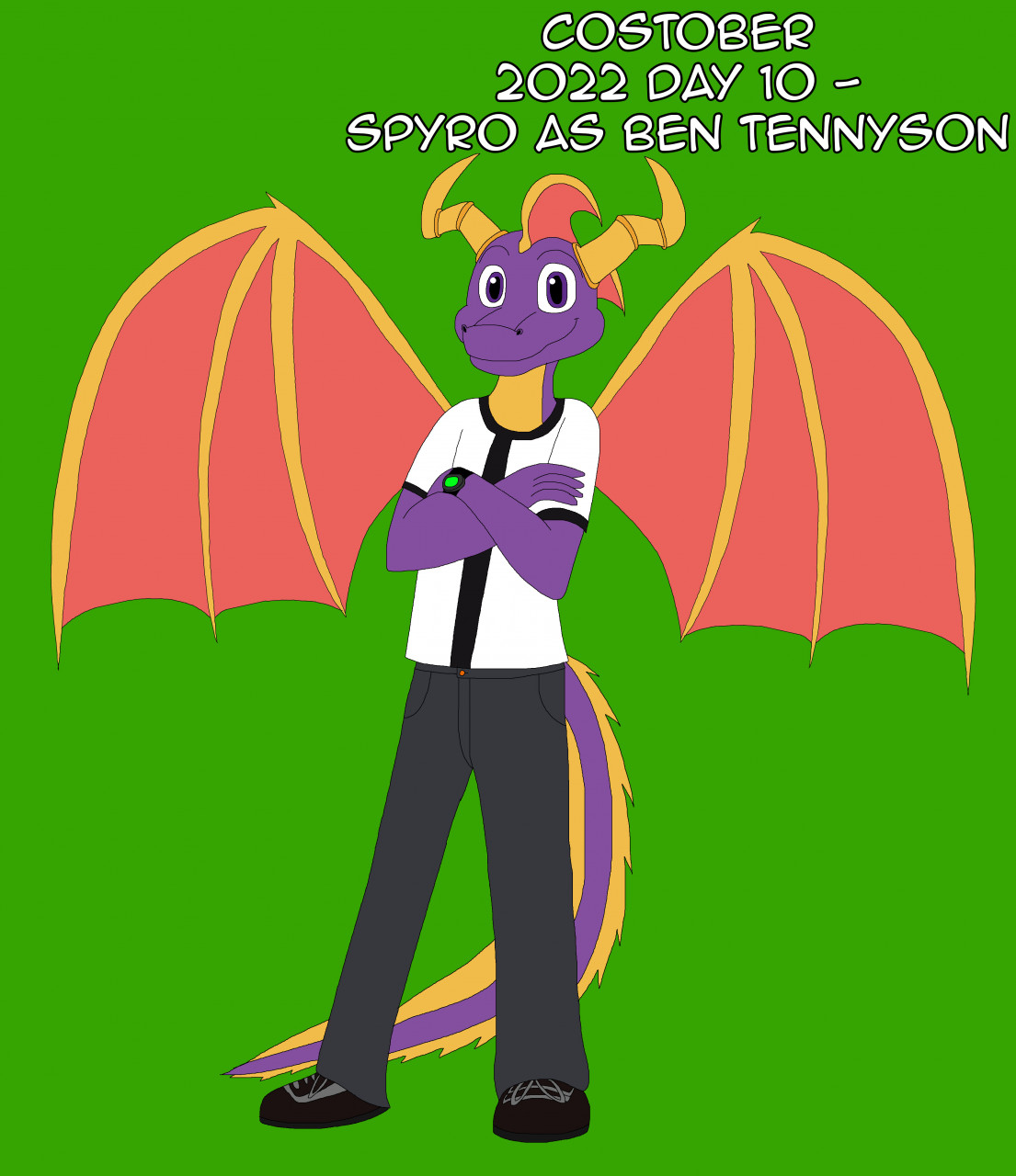 Costober 2022 Day 10 - Spyro by CartoonAnimeFan2000 -- Fur Affinity [dot]  net