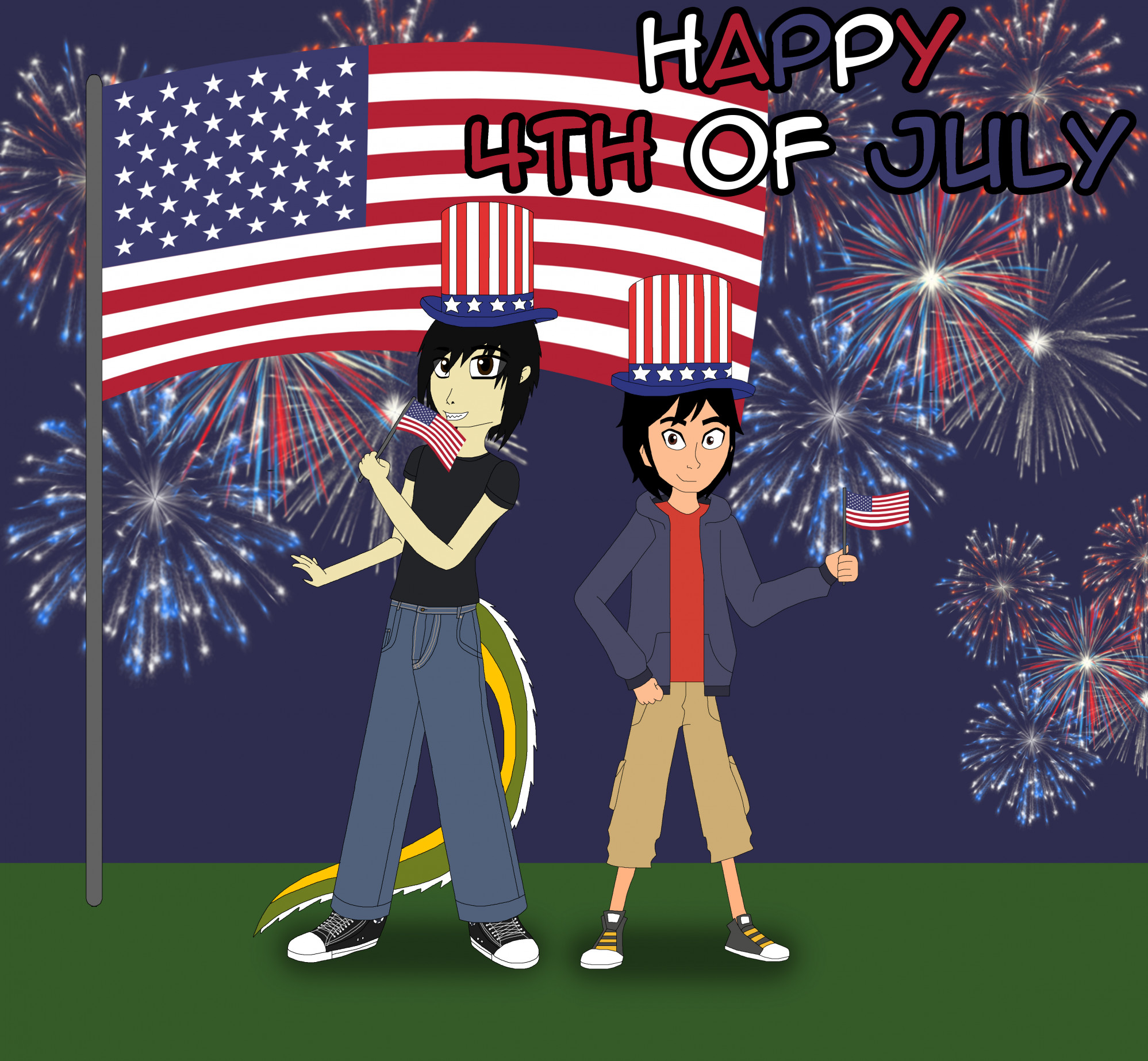 🇺🇸Happy 4th of July!!!! 🇺🇸... - Cute Anime Couples & Quotes | Facebook