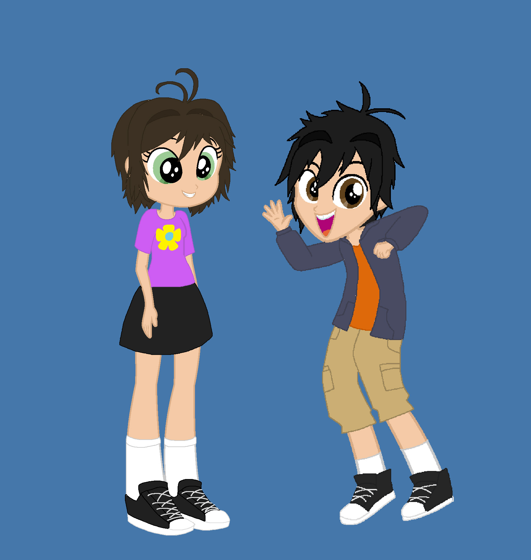 Hikari and Kenji (Hiro X Sakura's Future Childrens) by Hiro