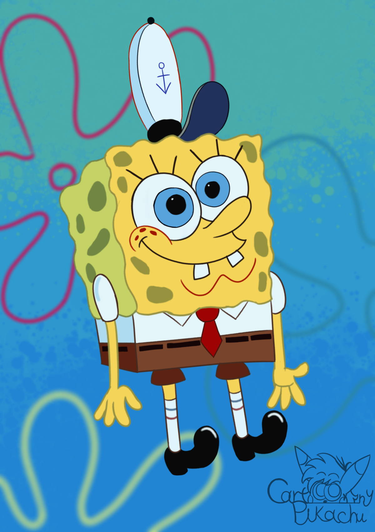 Spongebob by CartoonyPikachu -- Fur Affinity [dot] net