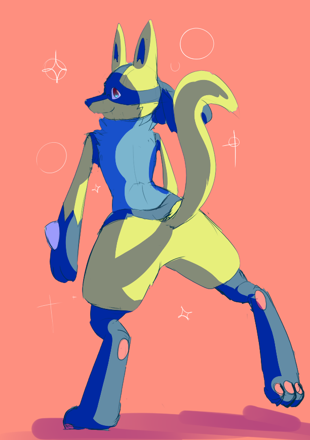 request shiny female lucario, Pokéshot's