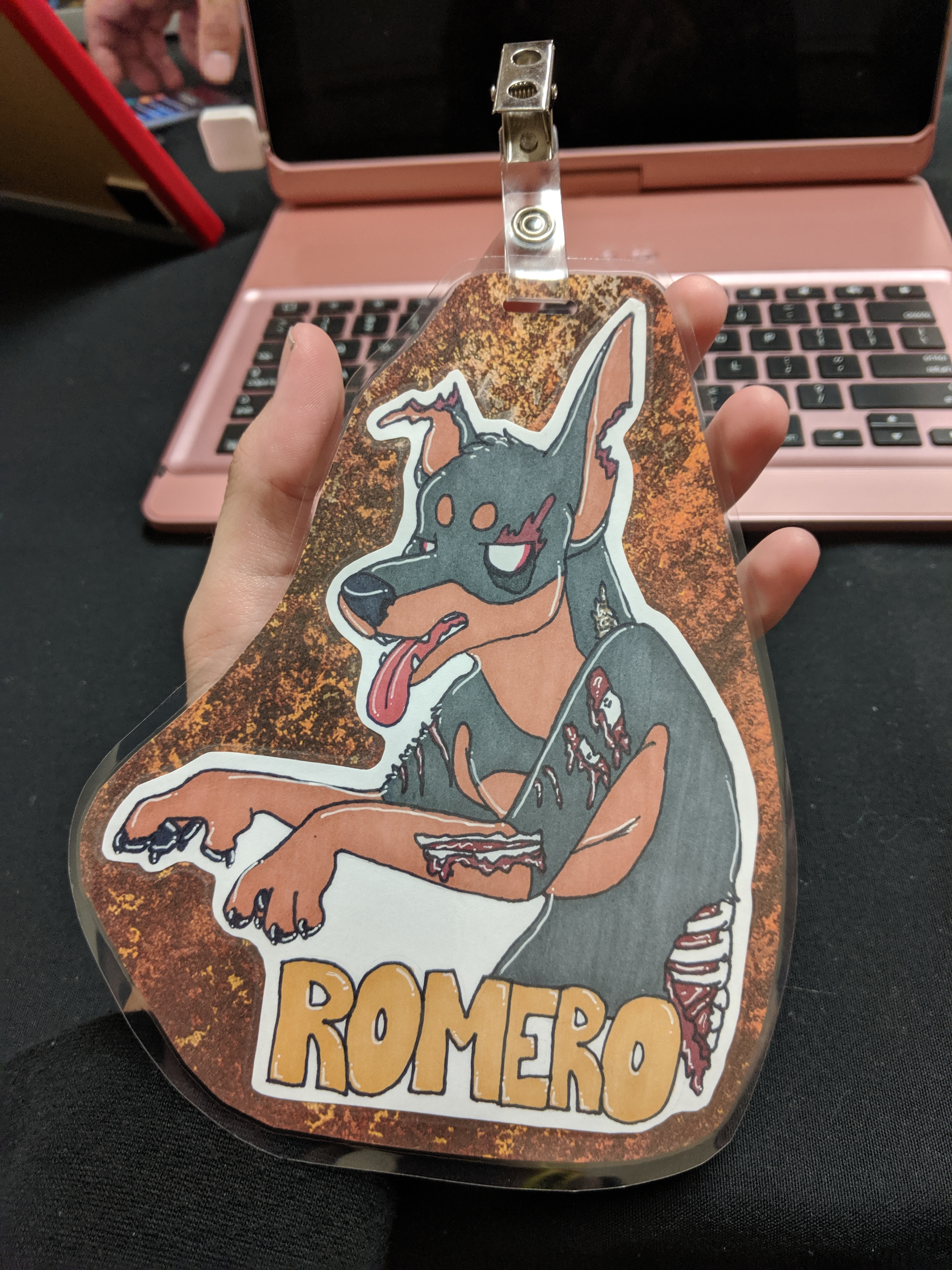 Romero Waist-Up Badge