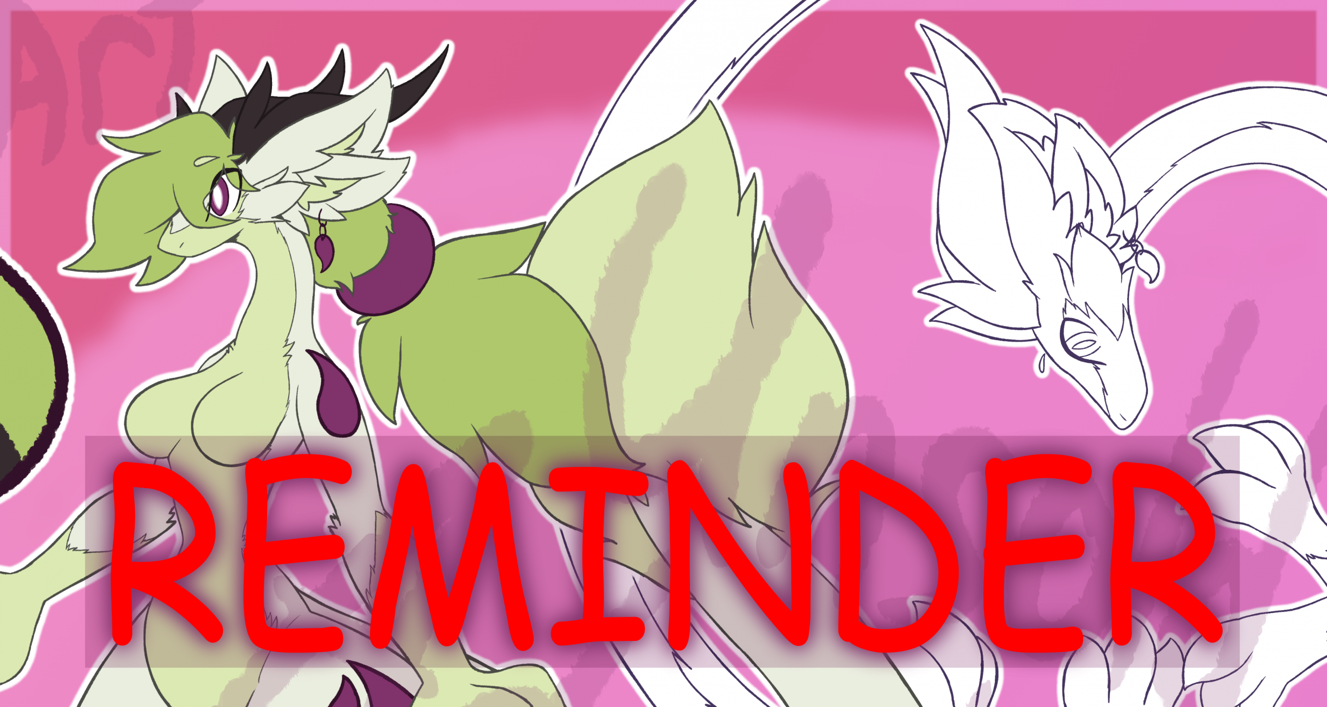 ADOPT REMINDER ENDS IN A FEW HOURS 6pm pacific by Caste Fur