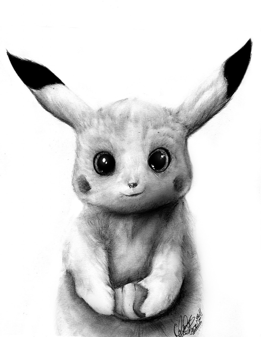 Detective Pikachu Drawing by Tom Draw | Saatchi Art