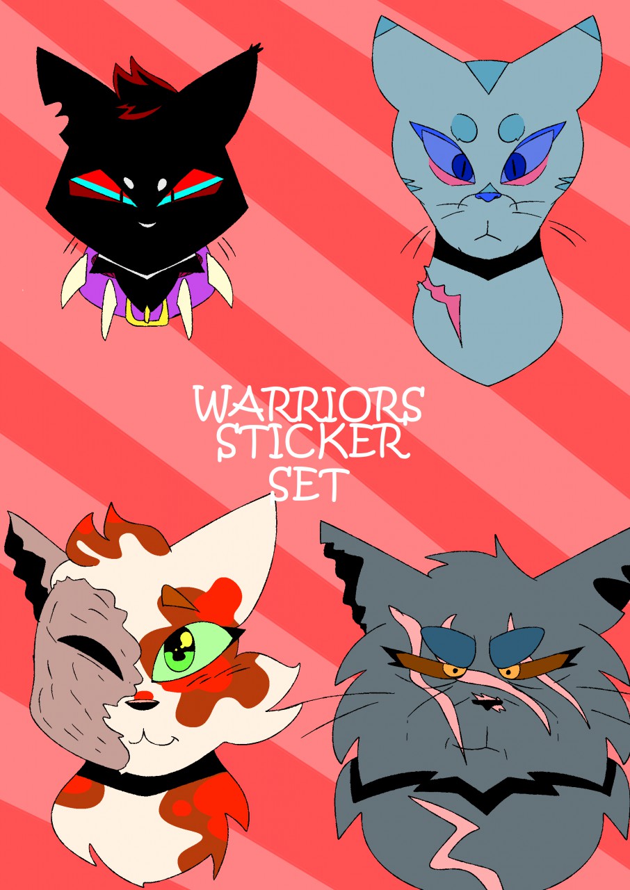 Warrior Cats Scourge Sticker
