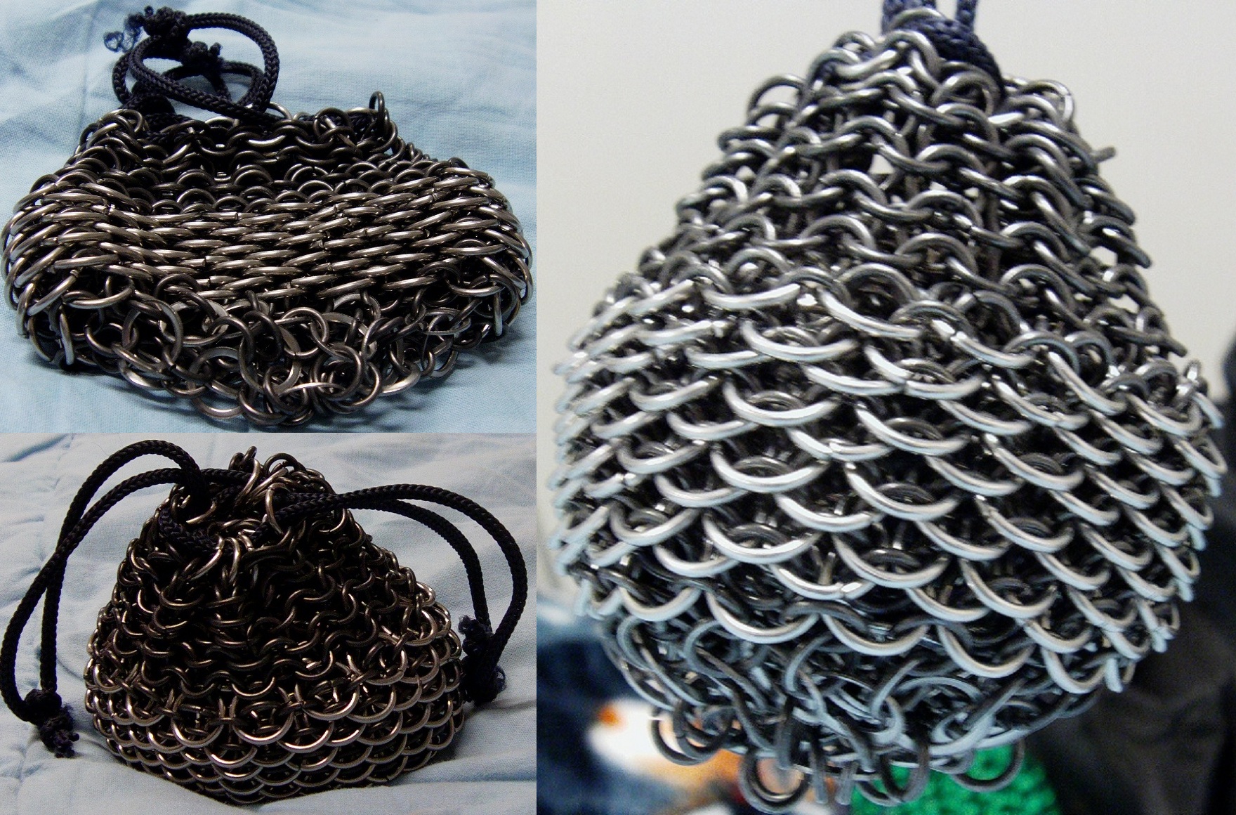 Chainmail drawstring pouch by CathalKitty -- Fur Affinity [dot] net