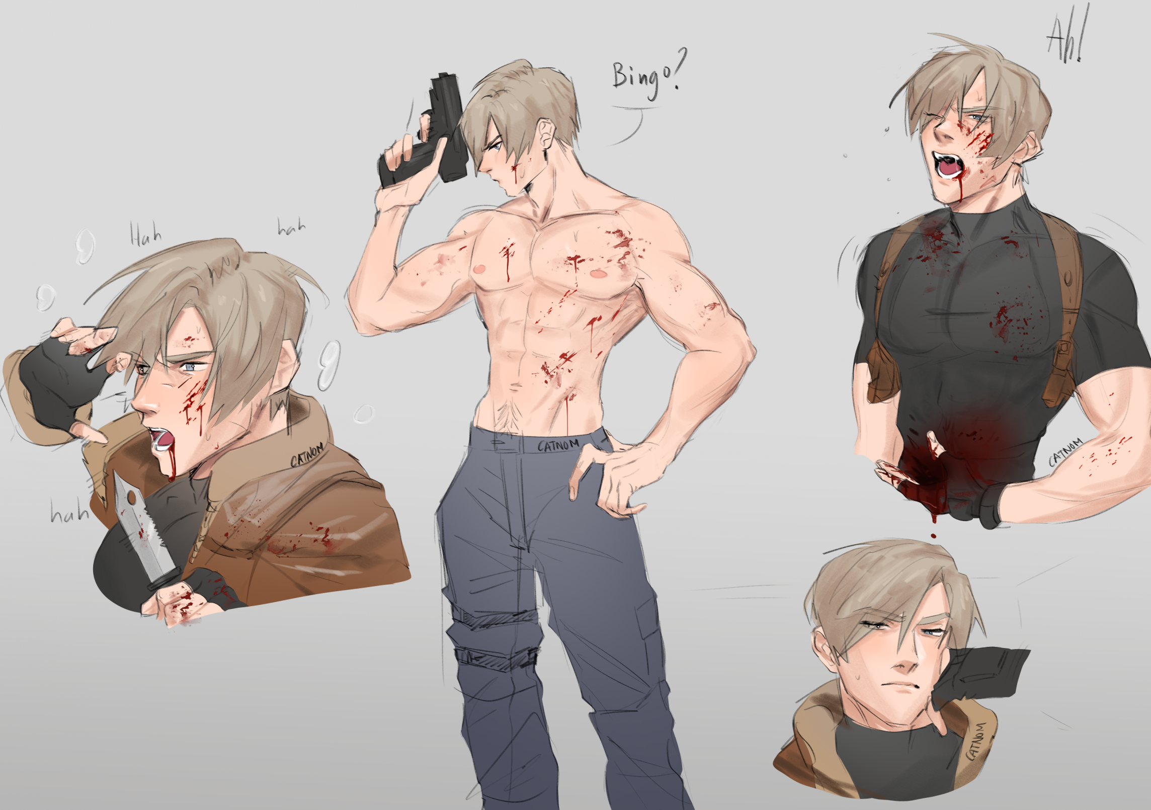 Leon Kennedy by catnom -- Fur Affinity [dot] net