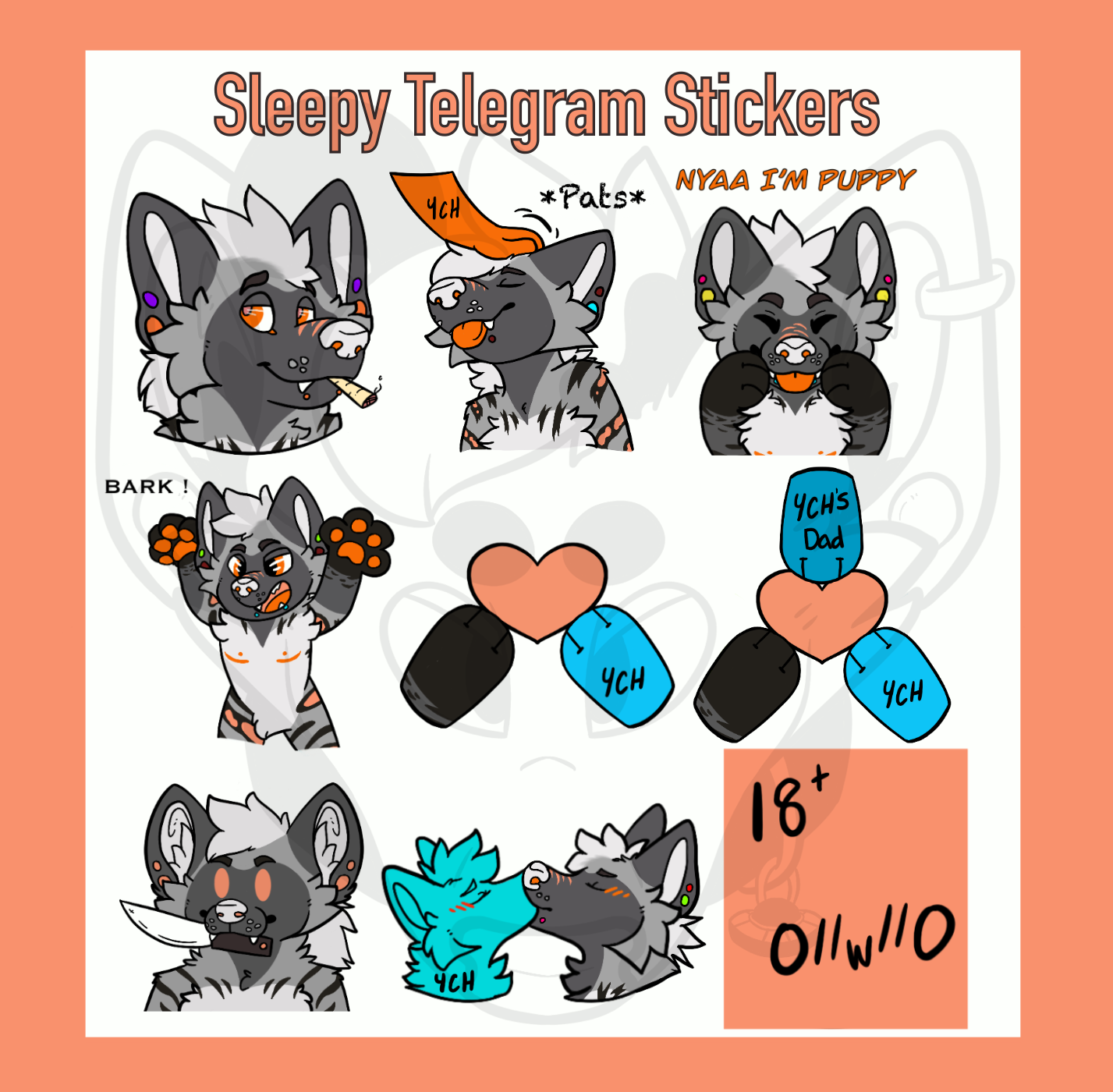 18 telegram store stickers