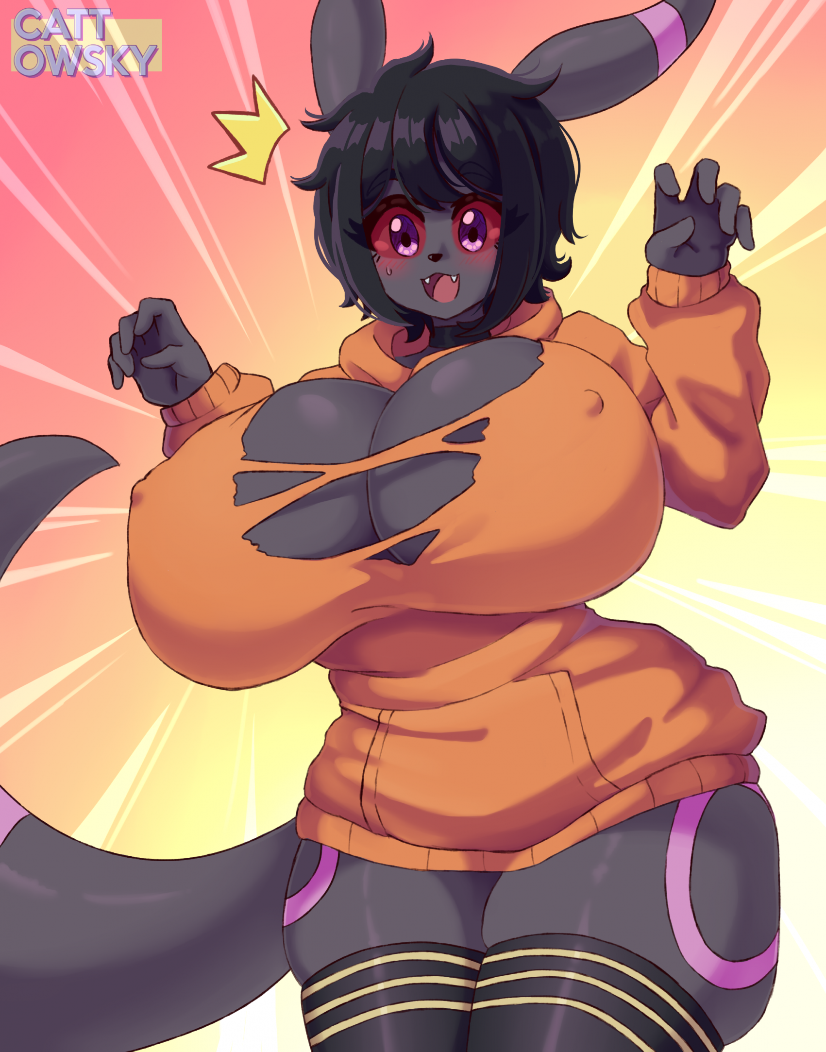 Samara's sweater just burst up by Cattowsky -- Fur Affinity [dot] net