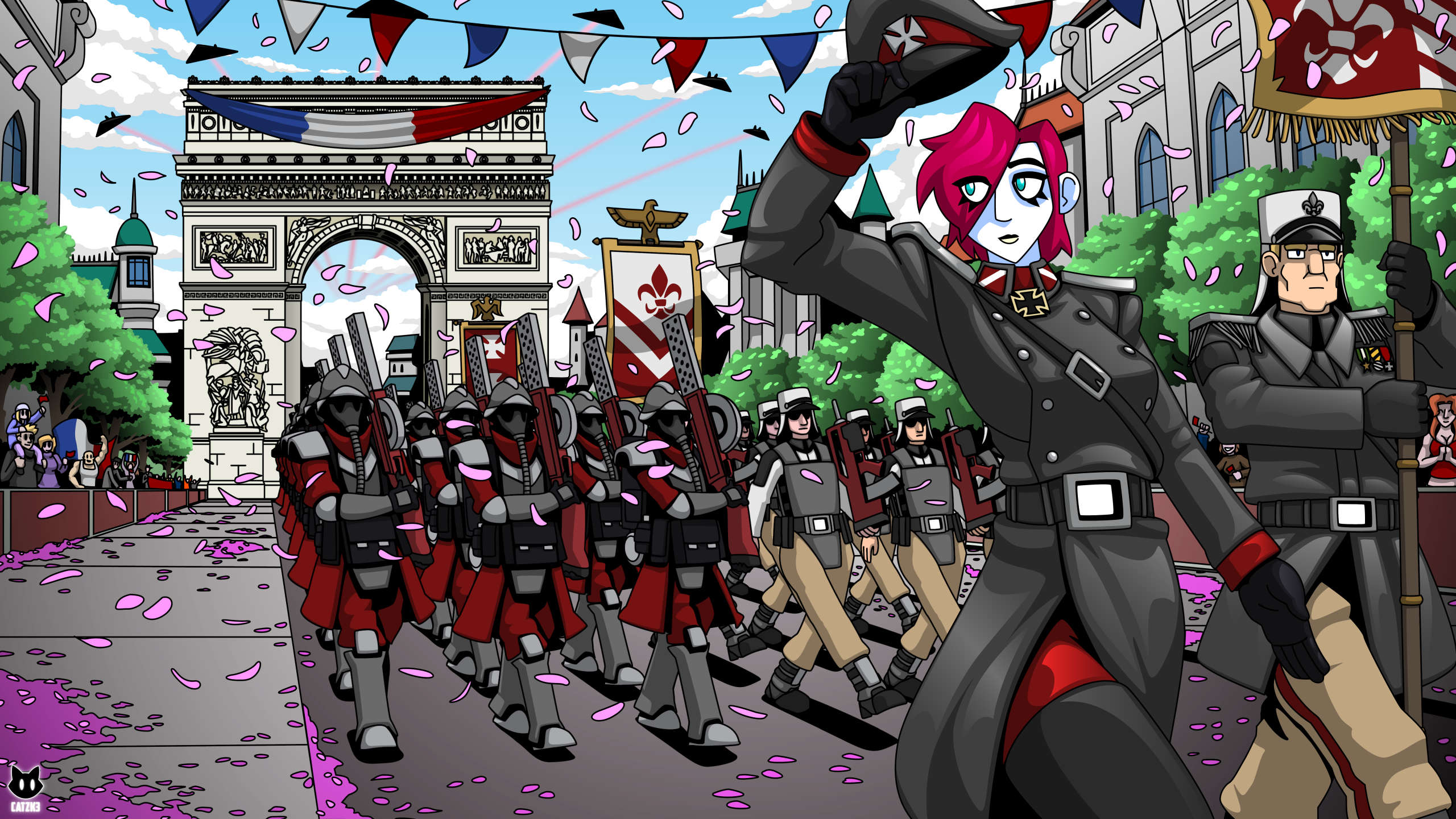 COUNTRYHUMANS GALLERY 3 - Axis and Allies comic