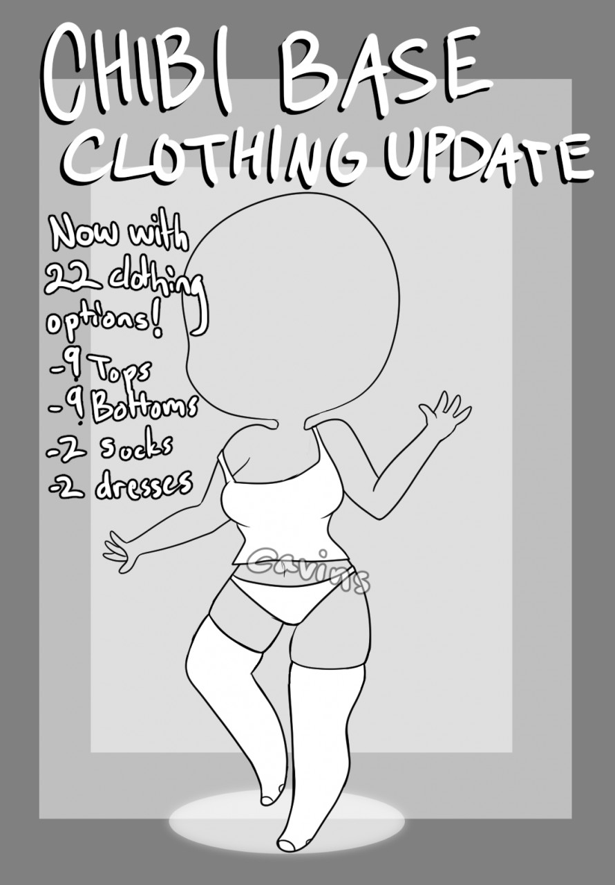 Chibi Base Clothing Update by Cavins -- Fur Affinity [dot] net