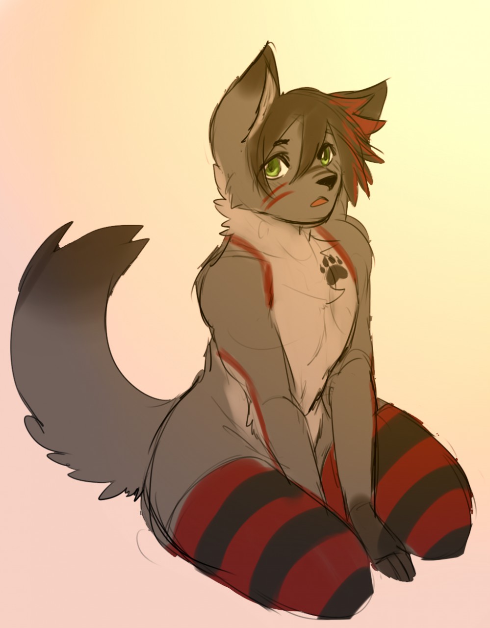 Furry femboy cute