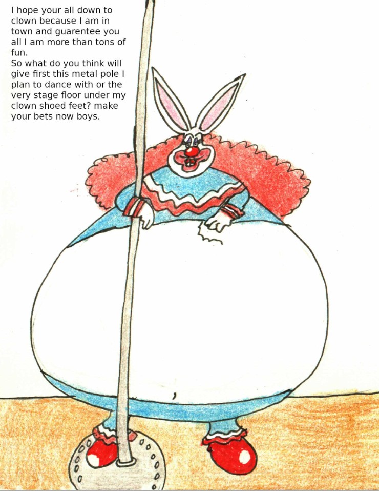 Bozo the blimped up bunny bimbo clown1 by CBFox -- Fur Affinity [dot] net