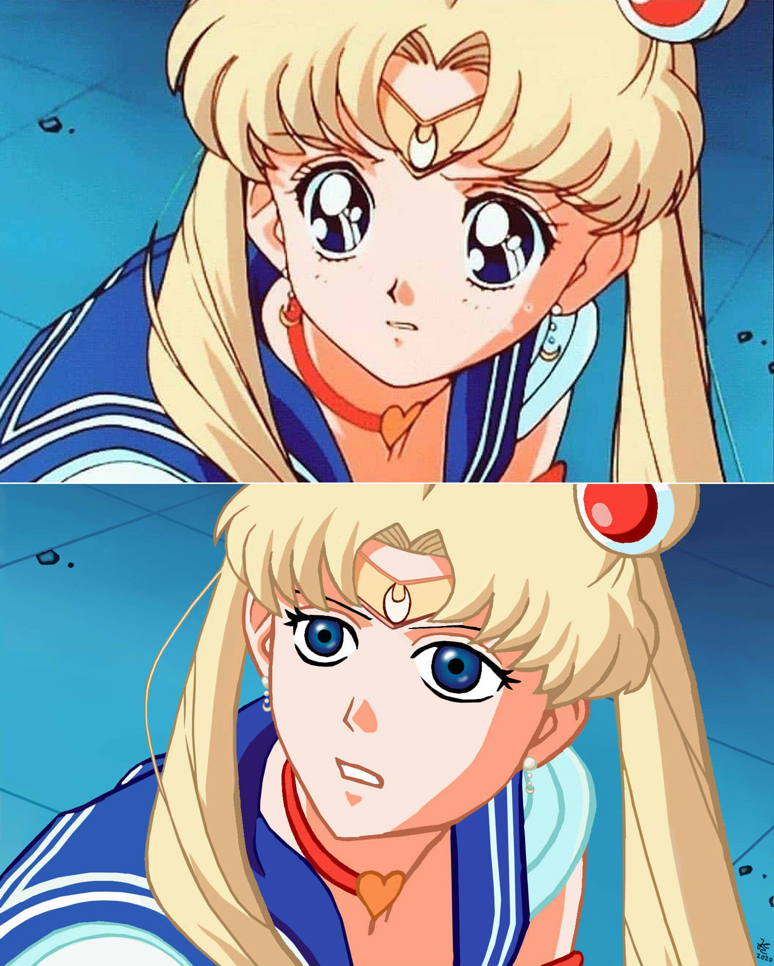 Sailor Moon redraw challenge by CDMproductions -- Fur Affinity [dot] net