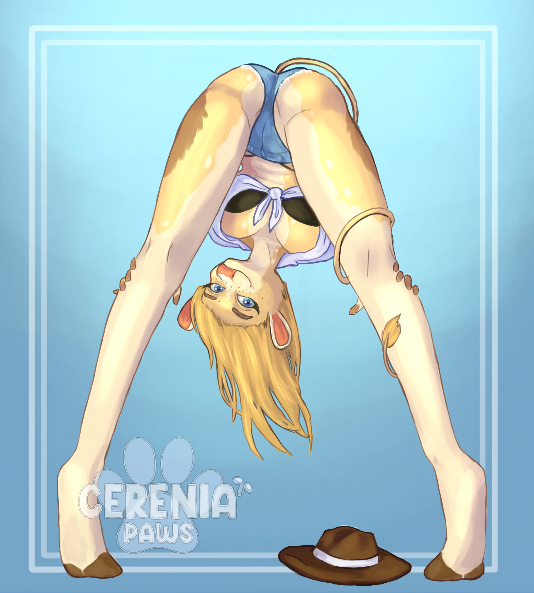 Upside Down Cowgirl by Cerenia -- Fur Affinity [dot] net