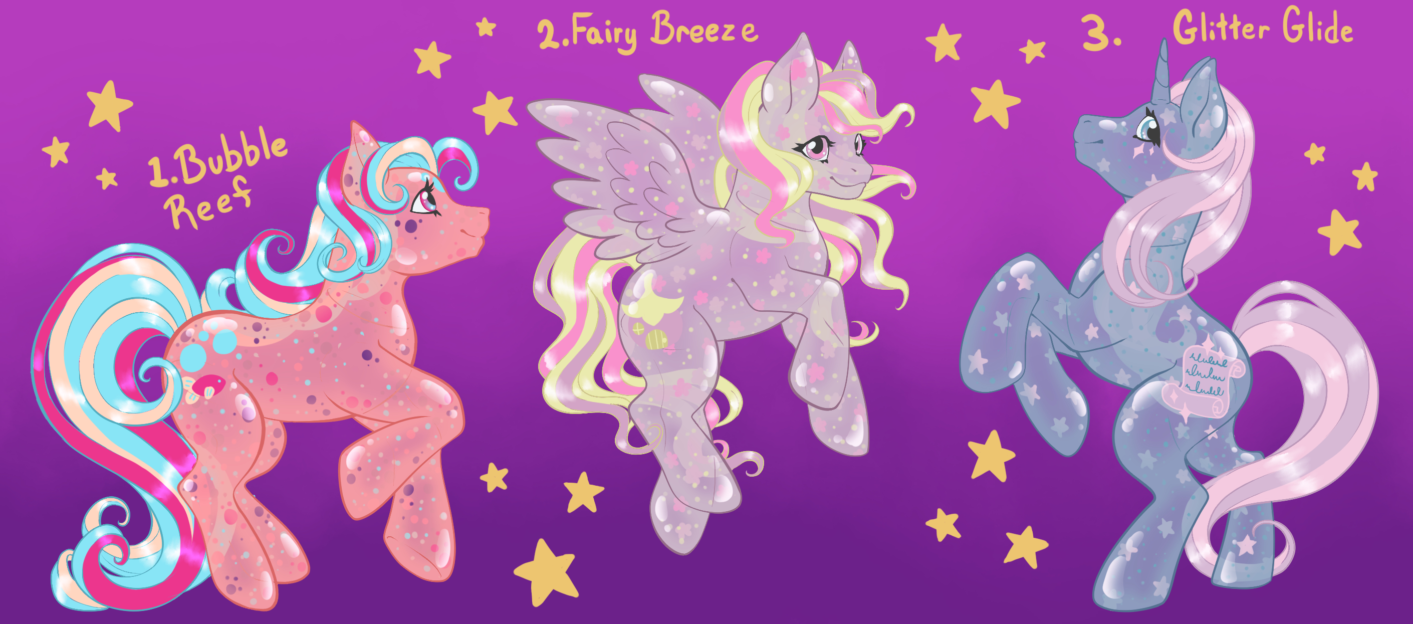 My little pony store glitter and glow