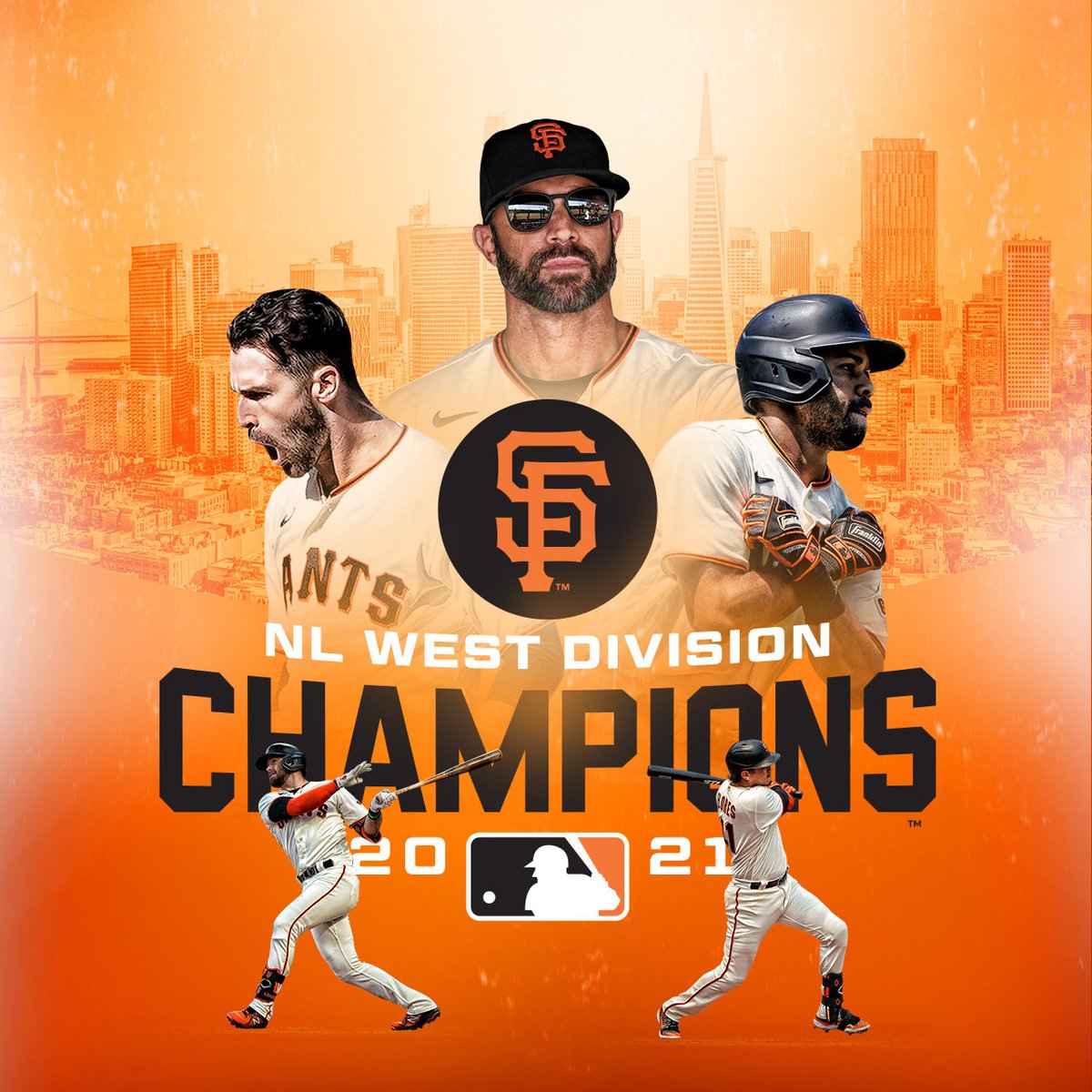 My San Francisco Giants are 2021 NL West Champions by