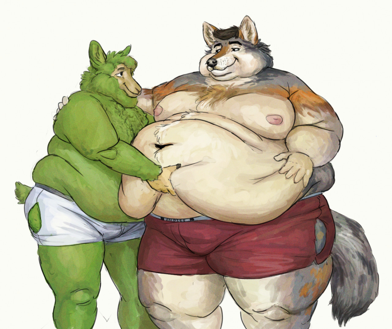 Fat gay furry