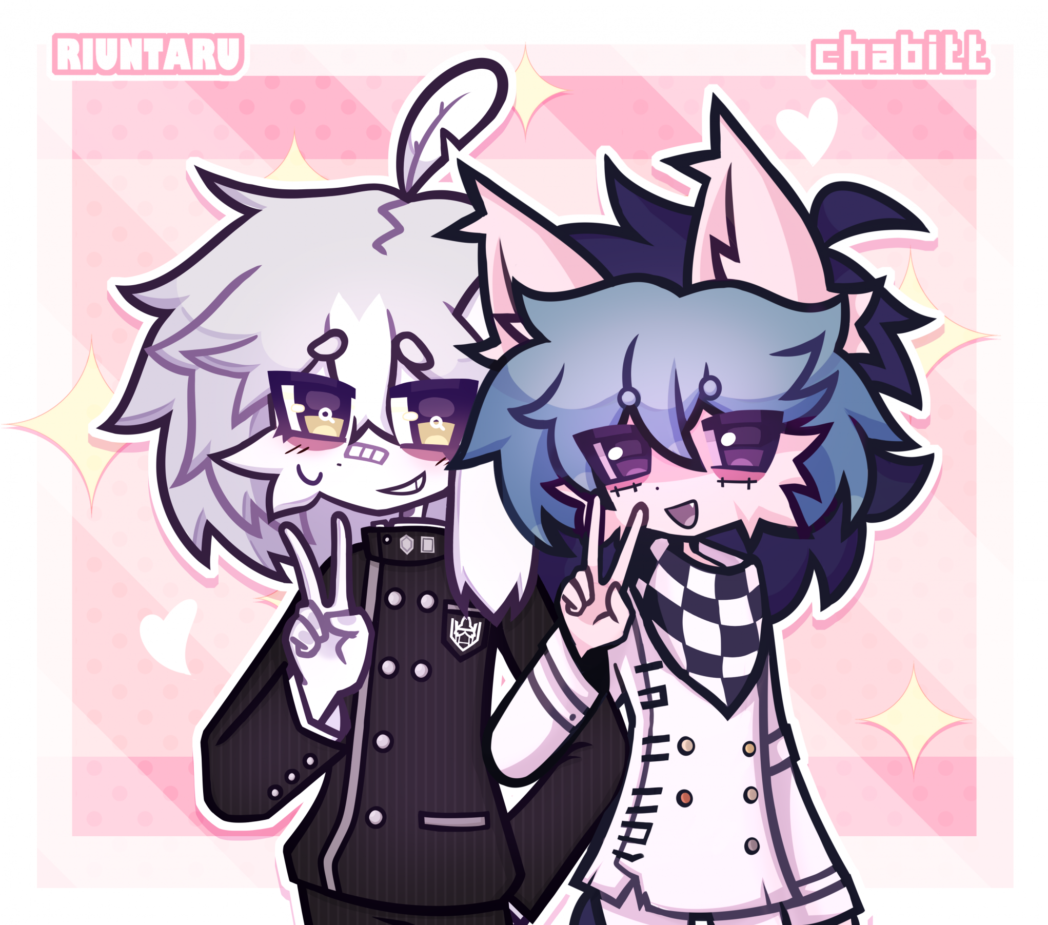 COLLAB WITH MY SWEET RIU <3 by chabittIGF -- Fur Affinity [dot] net