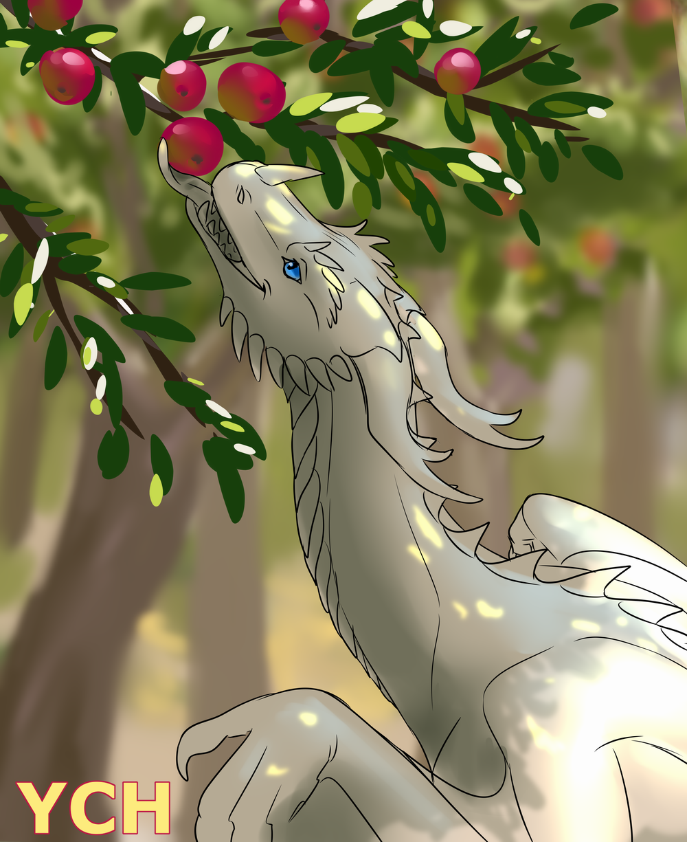 Dragon YCH - Apples [CLOSED] by ChaiChai2017 -- Fur Affinity [dot] net