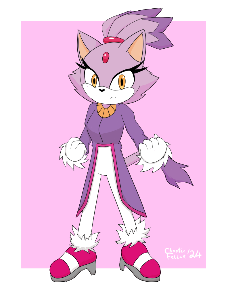 Blaze the Cat by ChaoticFeline -- Fur Affinity [dot] net