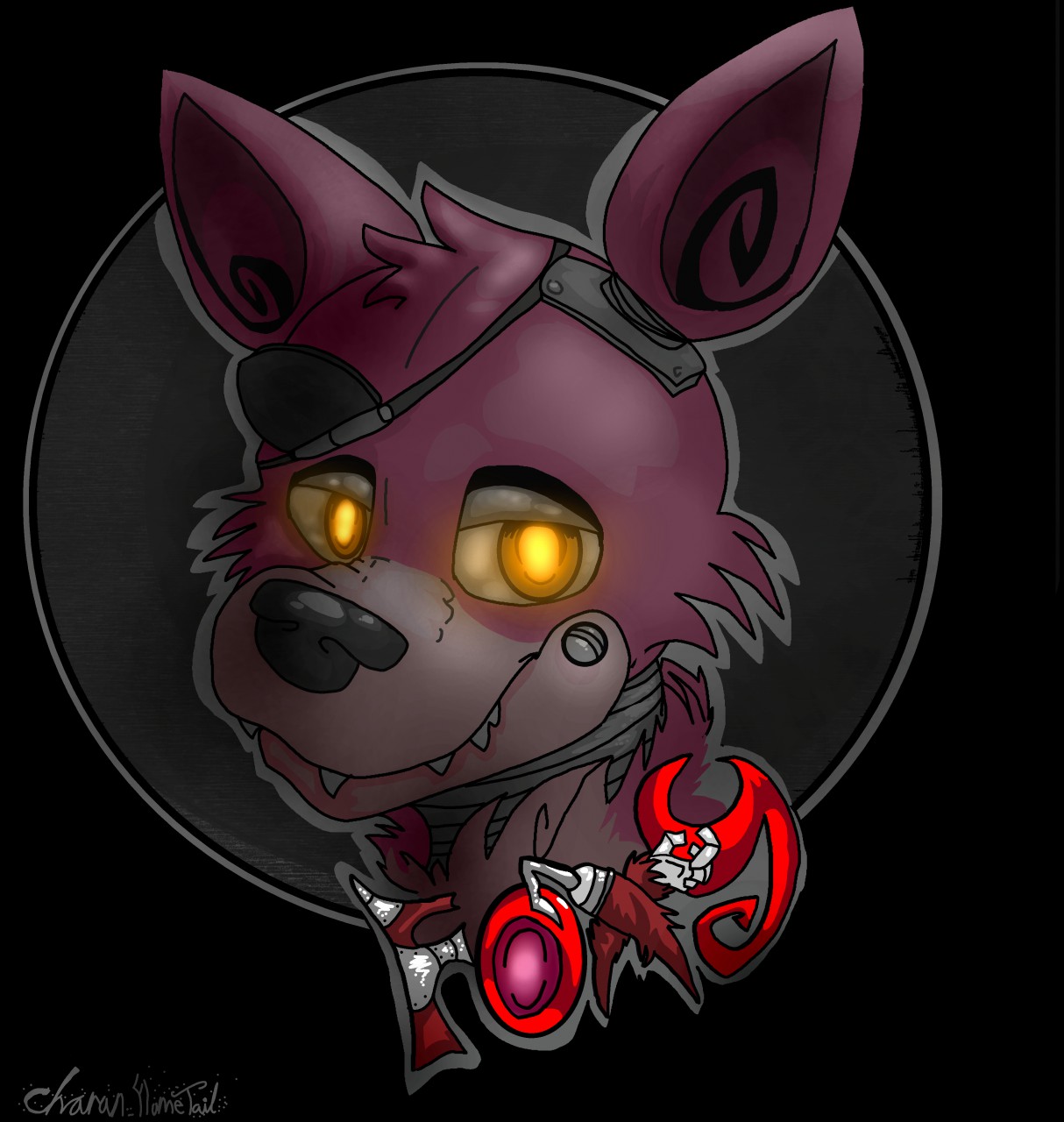 FN - Artwork - FNAF Foxy - (Eye) Be Here