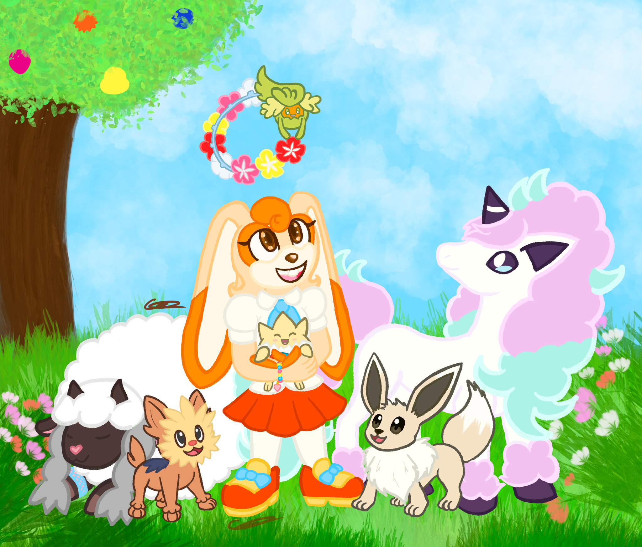 The Cutest Pokemon Team by CharleeCatBat -- Fur Affinity [dot] net