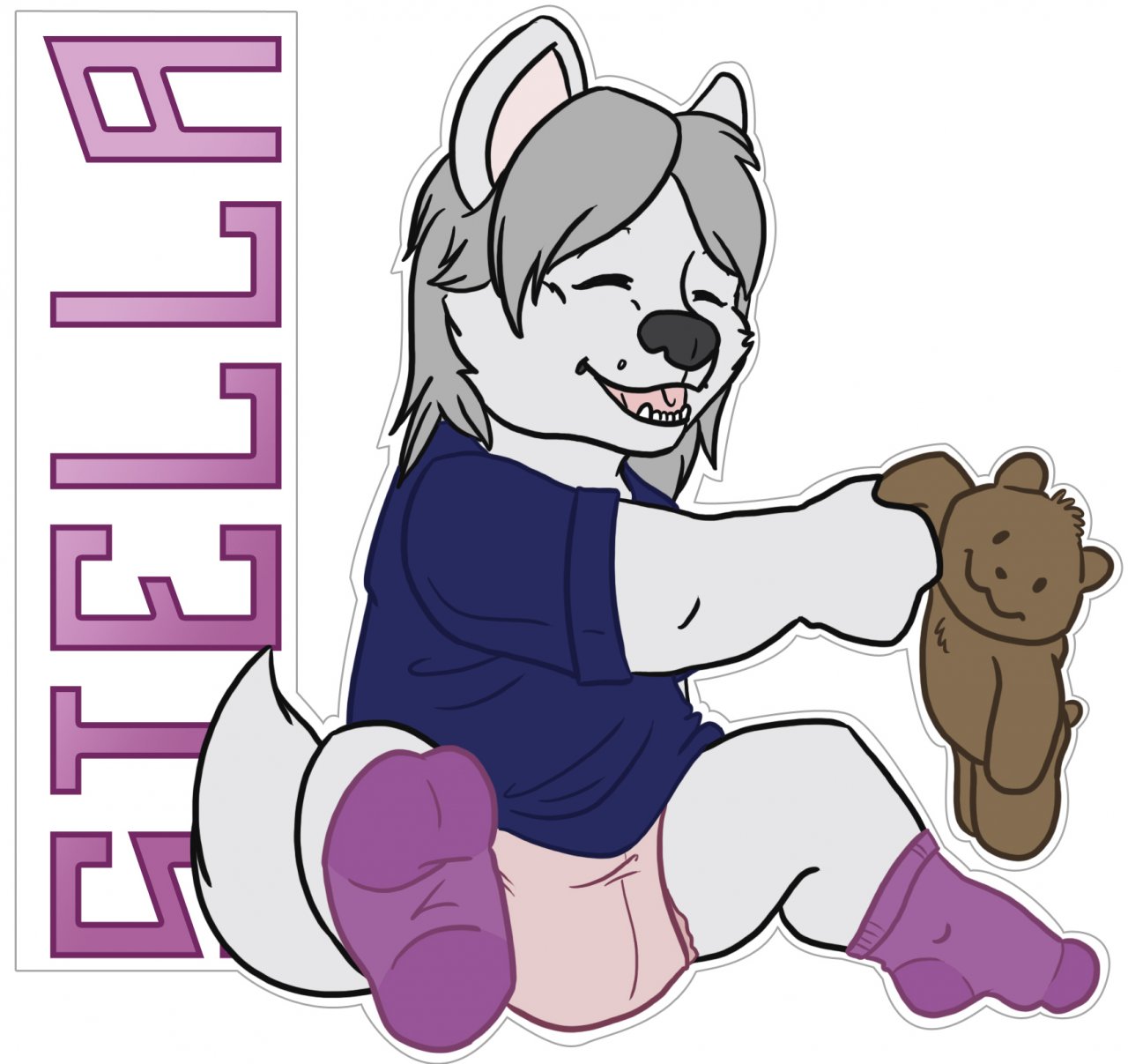 Stella (badge by MOOSE_BMD) by Charlie_kit -- Fur Affinity [dot] net