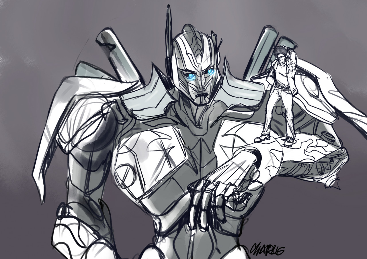 Transformers: Optimus and Cade by CharlieMcarthy -- Fur Affinity [dot] net