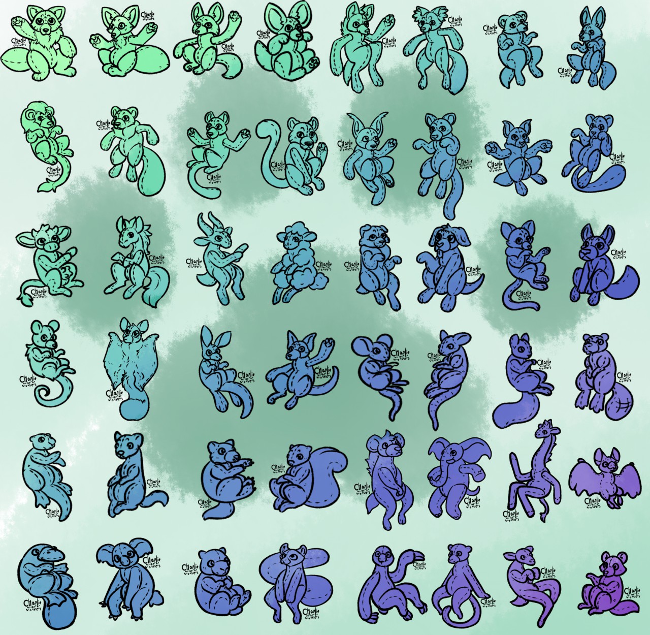 free froggy plush line art by BinxTheKahootMaster on DeviantArt