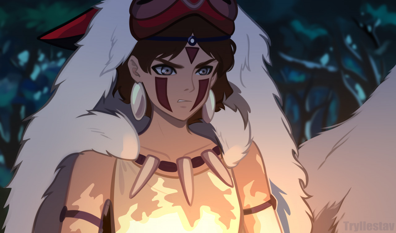 princess Mononoke by CharlotteDevor -- Fur Affinity [dot] net