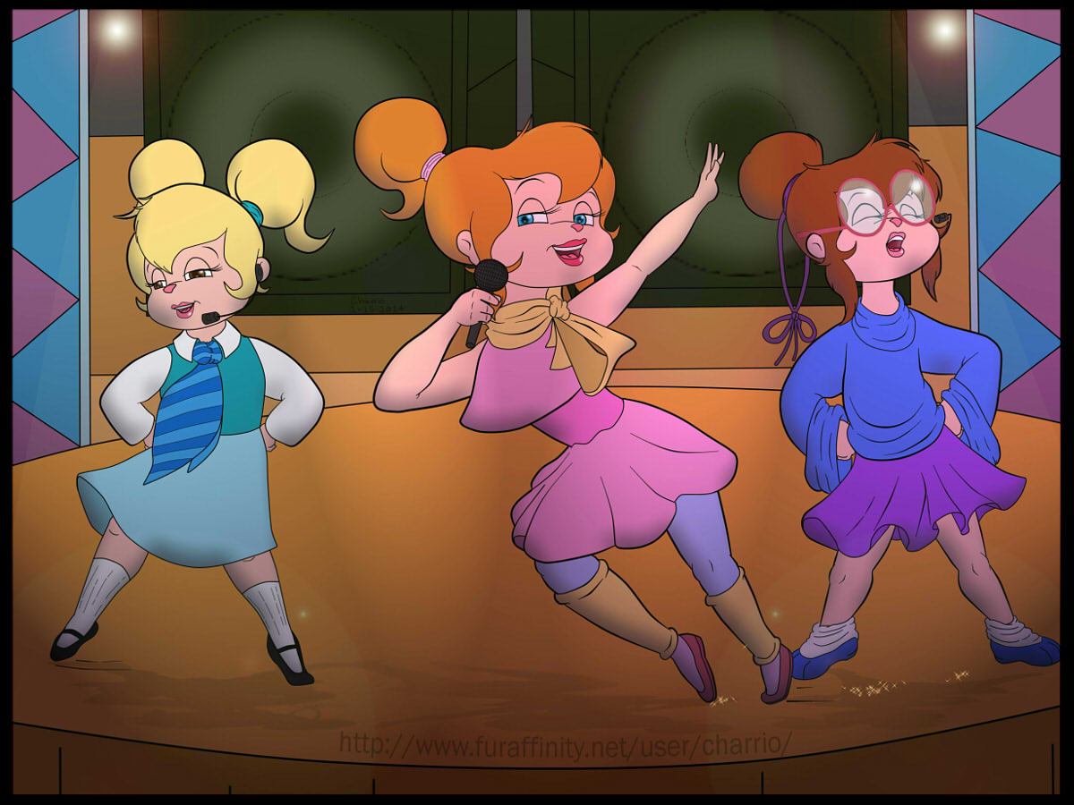 Chipettes in The Spotlight Color by Charrio Fur Affinity