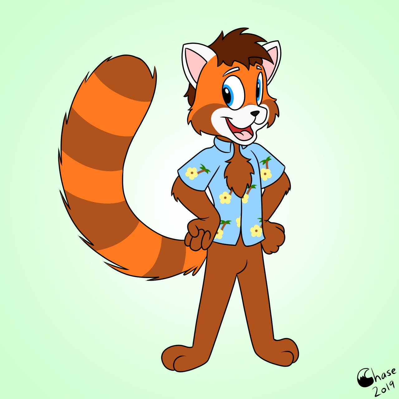 Red panda furry