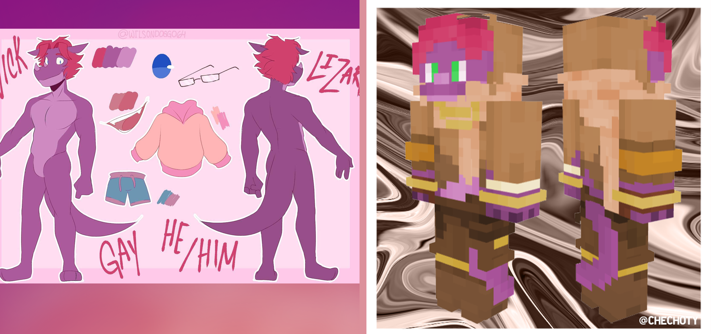 Minecraft Skin Commission NickVill4 by CheChito -- Fur Affinity [dot] net