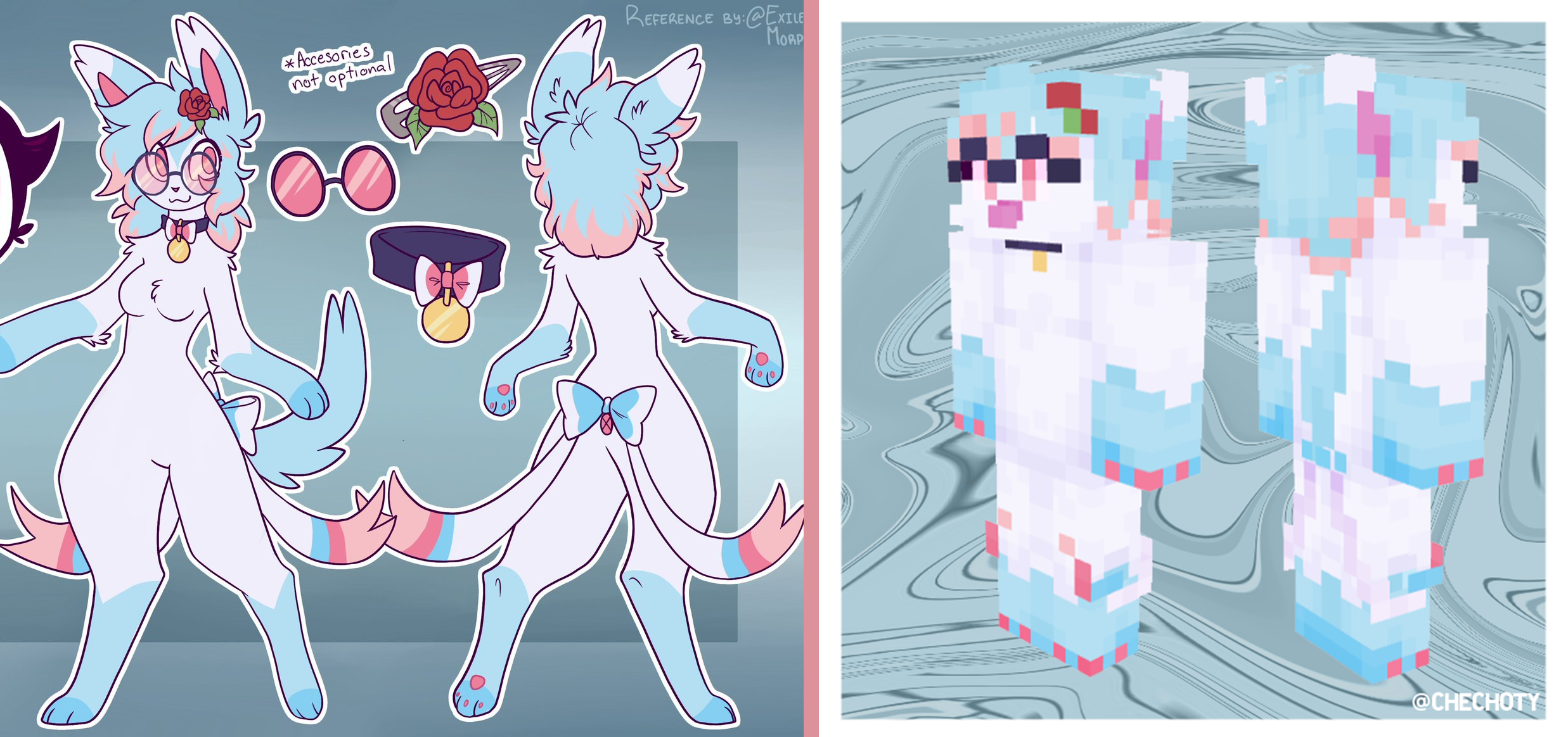 Minecraft Skin Commission JanieKujoUwU by CheChito -- Fur Affinity [dot] net