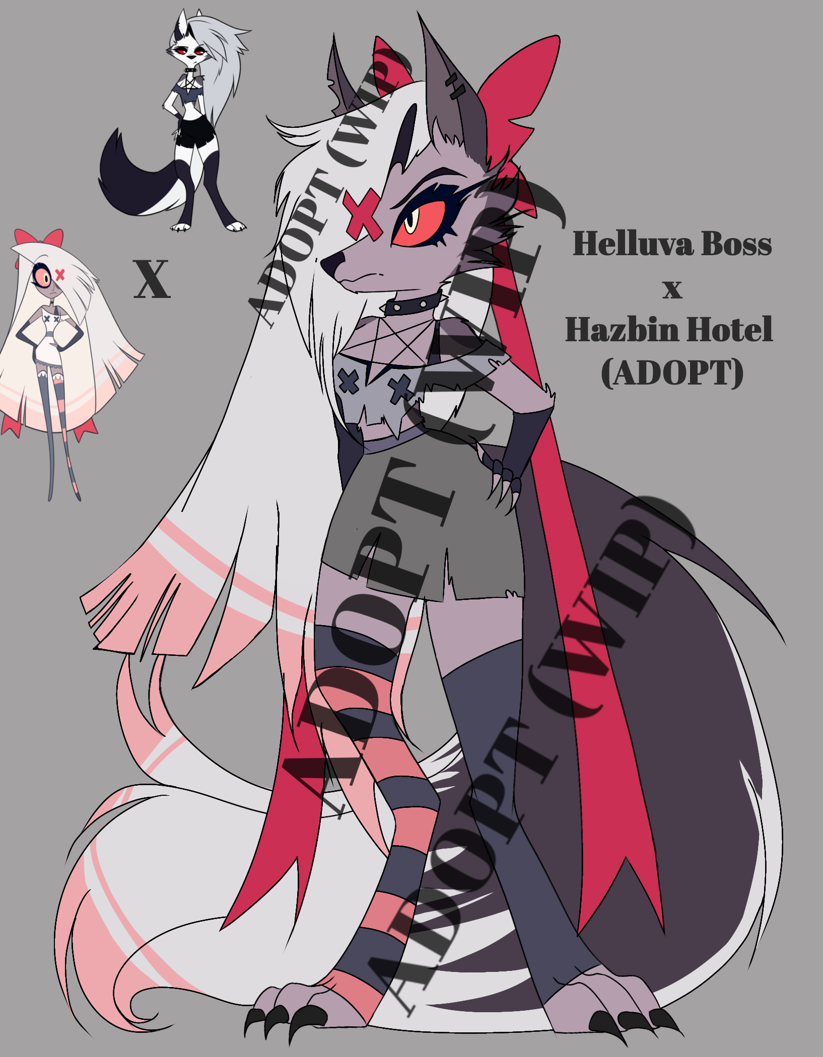 Helluva Boss x Hazbin Hotel - Adopt (WIP) by ChelleSketch -- Fur Affinity  [dot] net