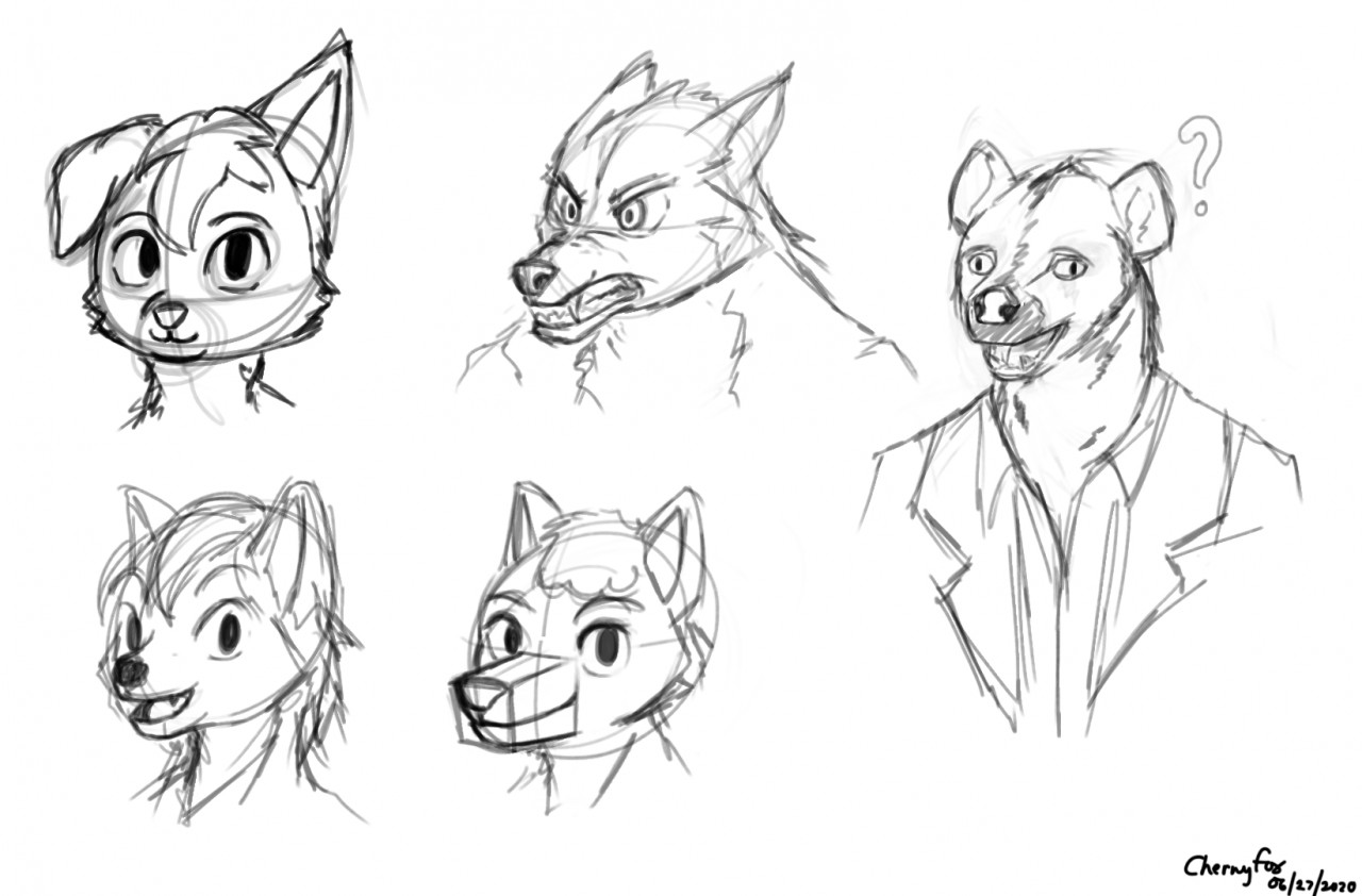 Furry sketches