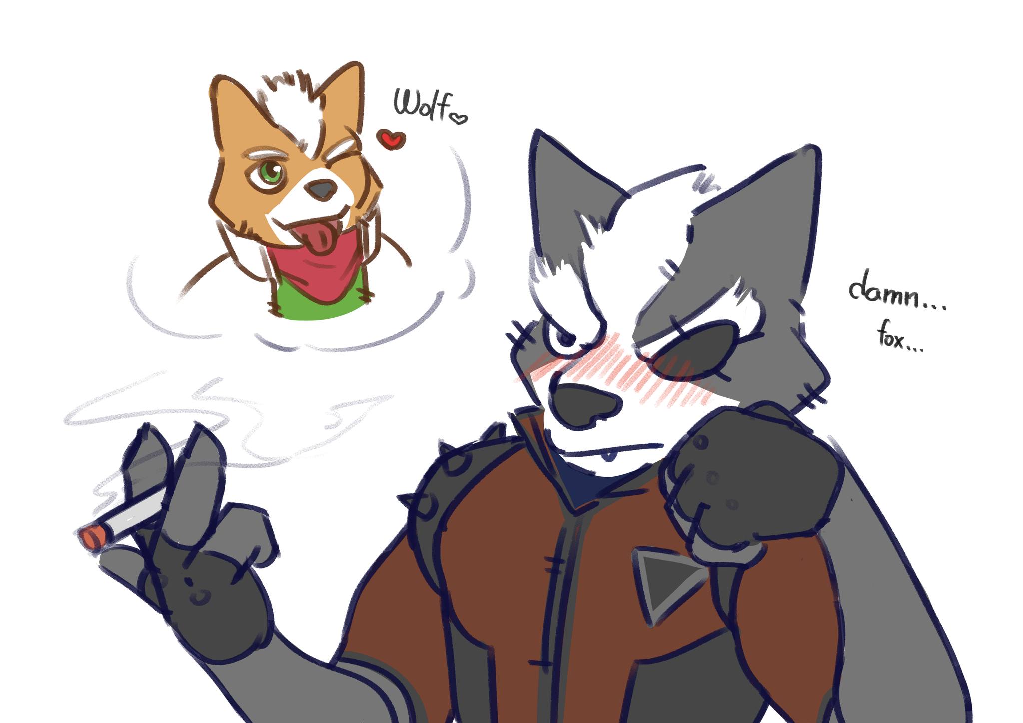 Wolf o'donnell x fox mccloud