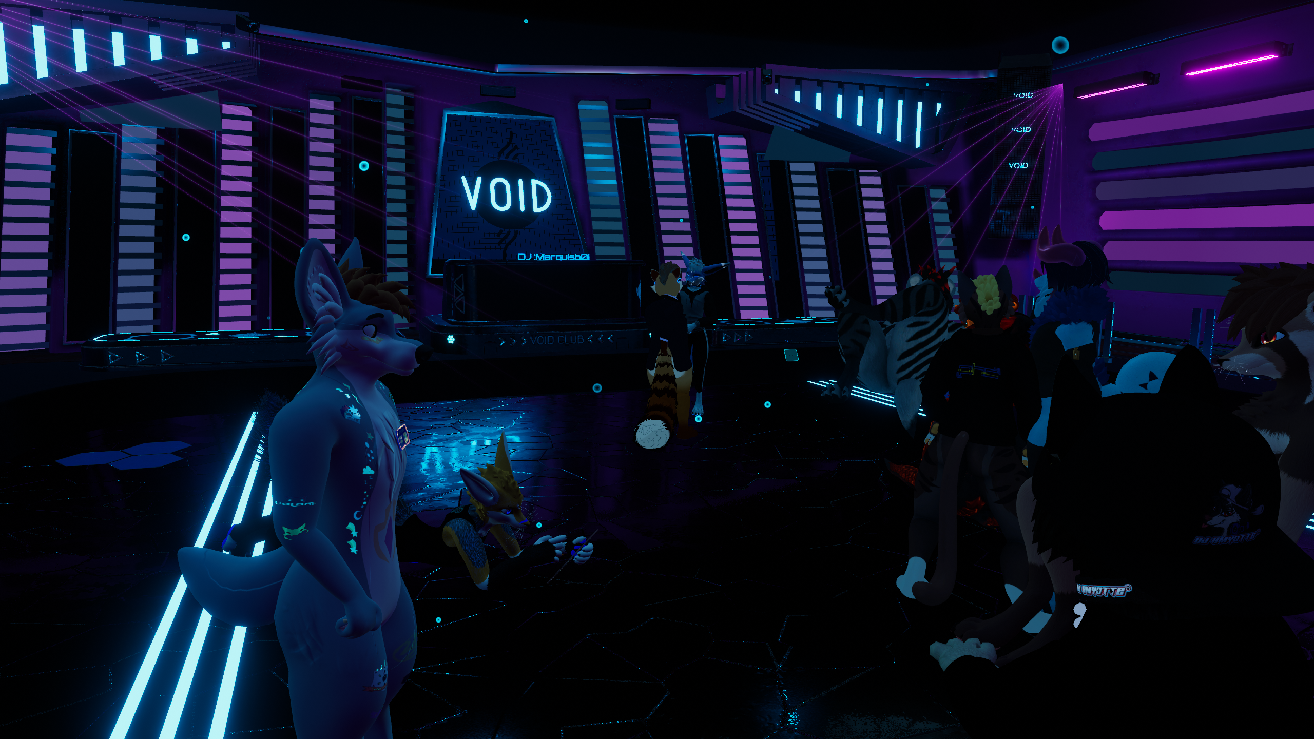 Void Club - Bumping Into The DJ by ChevronTheWolf -- Fur Affinity [dot] net