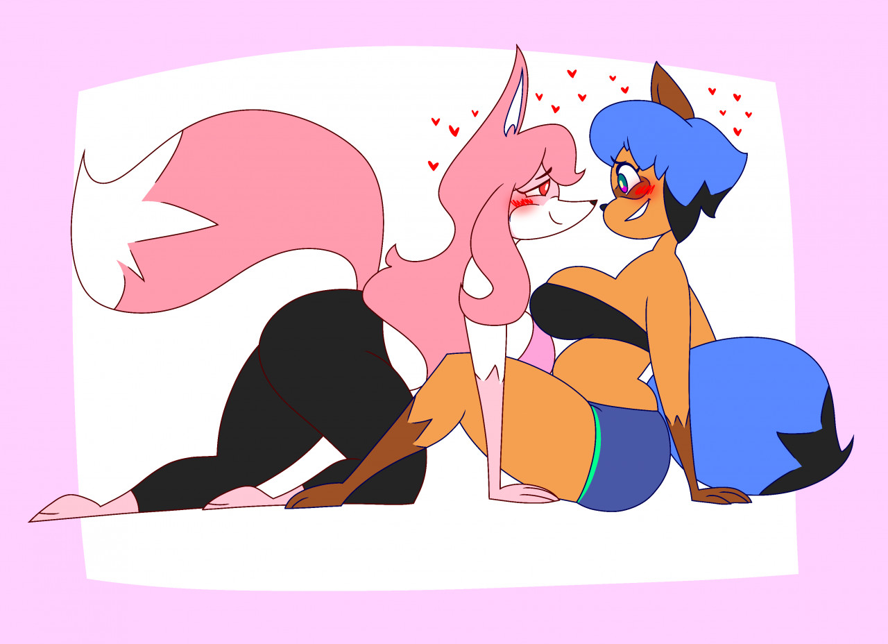 Michiru x Nazuna by chhiccennuggett -- Fur Affinity [dot] net