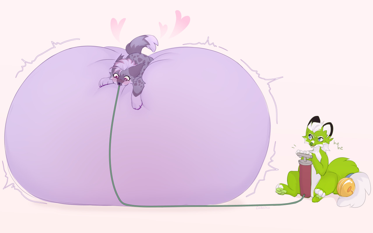 Purple M&M Overinflated (sticker) by Popperexpand -- Fur Affinity