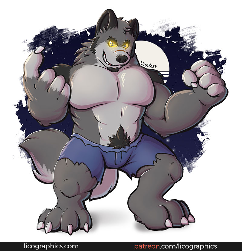 Night Of The Werewolf by -CedarWolf -- Fur Affinity [dot] net