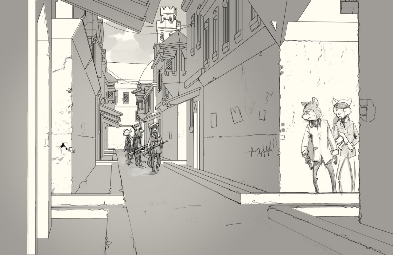 Alleyway Ambush By Chilovek Fur Affinity Dot Net