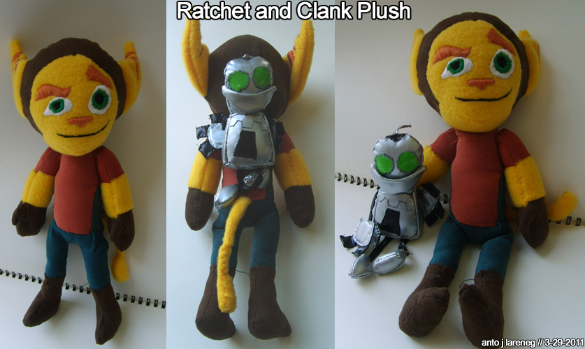 Details about   Ratchet and Clank Plush Plushie Set Official PlayStation Insomniac Games New 