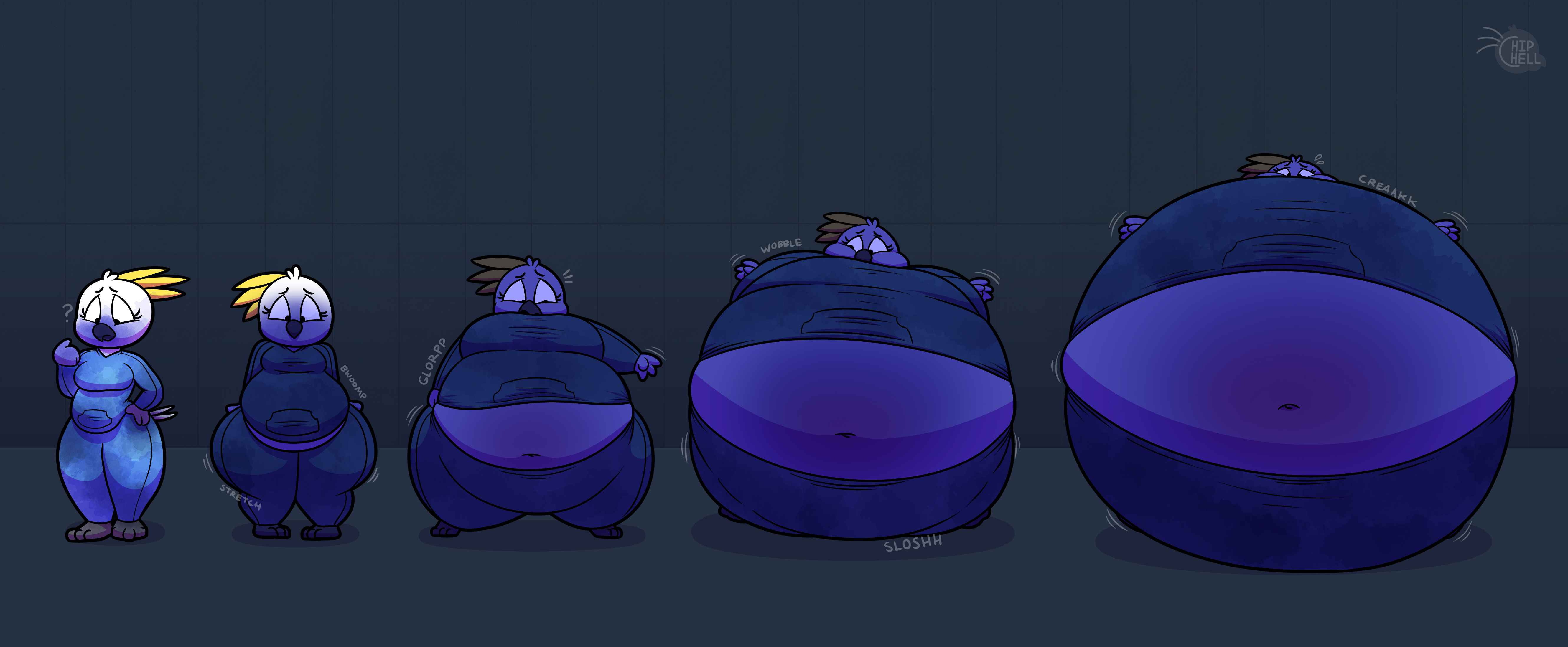 Size. immobile. blueberry. belly. berry. 