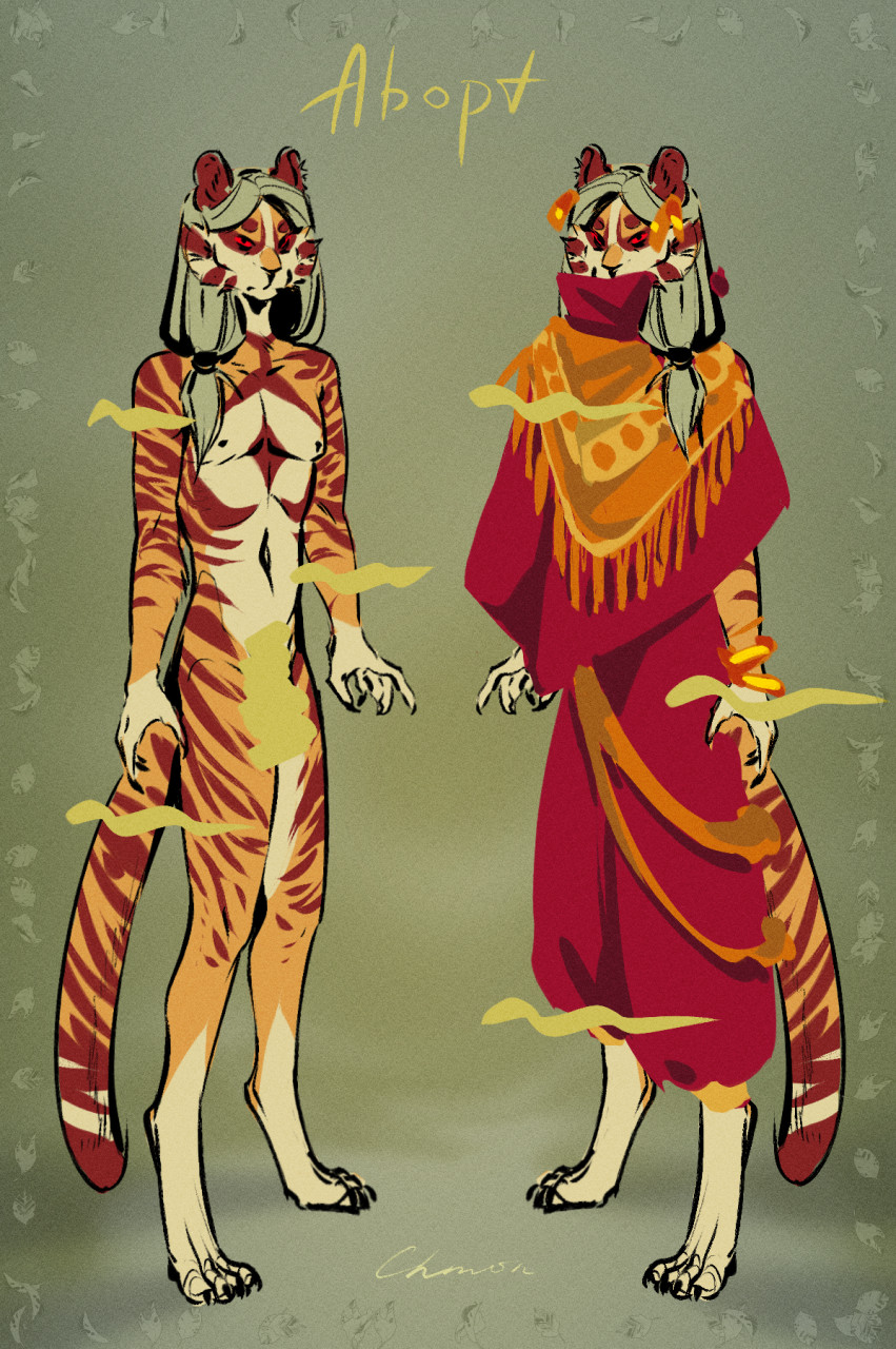 adopt desert tiger by Chmon -- Fur Affinity [dot] net
